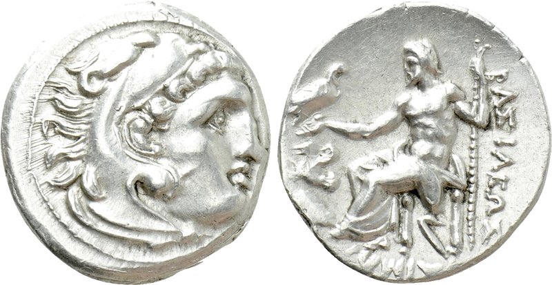 KINGS OF THRACE (Macedonian). Lysimachos (305-281 BC). Drachm. Lampsakos. 

Ob...