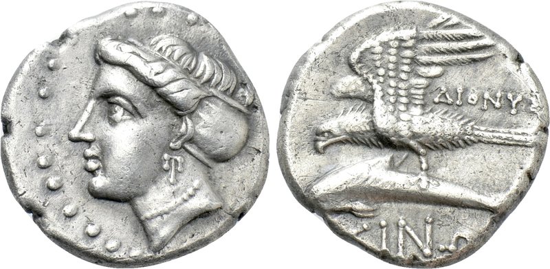 PAPHLAGONIA. Sinope. Drachm (Circa 330-300 BC). Dionys-, magistrate. 

Obv: He...