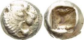 KINGS OF LYDIA. Time of Alyattes to Kroisos (Circa 620/10-550/39 BC). Hemihekte. Sardes.