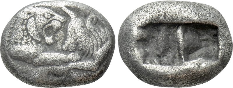 KINGS OF LYDIA. Kroisos (Circa 564/53-550/39 BC). 1/3 Stater. Sardes. 

Obv: C...