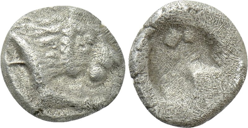CARIA. Mylasa. 1/24 Stater (Circa 520-490 BC). 

Obv: Foepart of lion right.
...