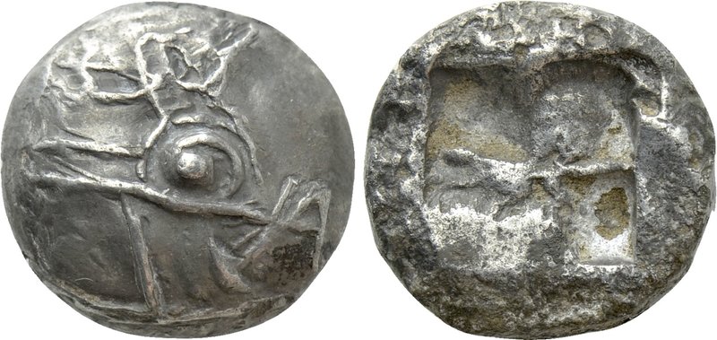 LYCIA. Phaselis. Stater (Circa 550 BC).

Obv: Prow of galley right, terminatin...