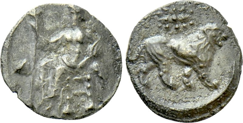 CILICIA. Myriandros. Mazaios (Satrap of Cilicia, 361/0-334 BC). Obol. 

Obv: B...