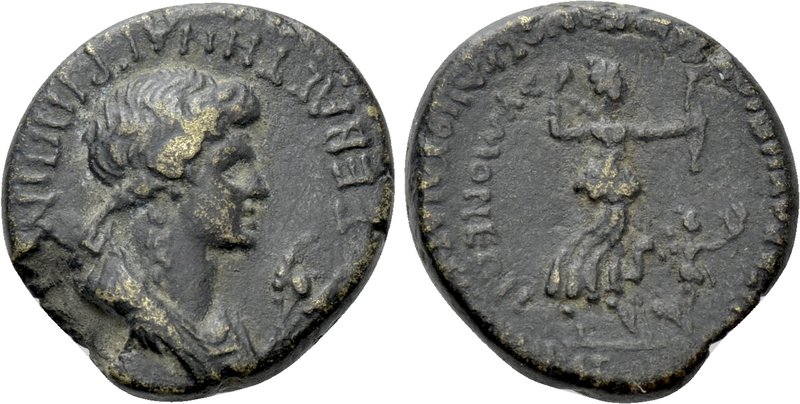 PHRYGIA. Akmoneia. Agrippina Minor (15-59). Ae. L. Servenius Capito, magistrate....