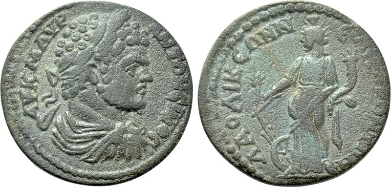 PHRYGIA. Laodicea ad Lycum. Caracalla (198-217). Ae. 

Obv: AV K M AVP ANTΩNЄI...