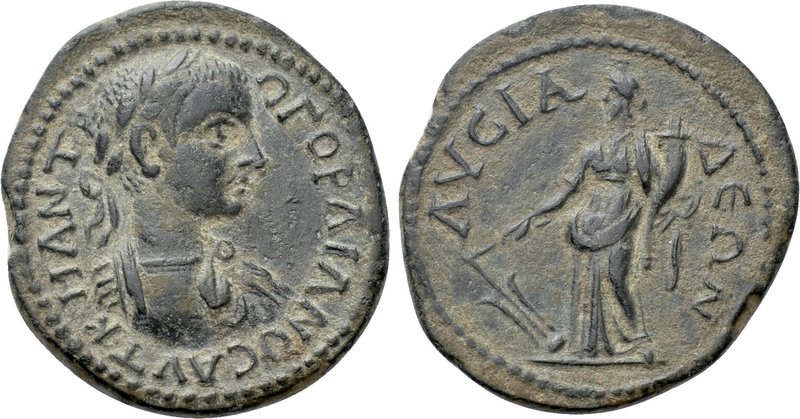 PHRYGIA. Lycias. Gordian III (238-244). Ae. 

Obv: AVT K M ANTΩ ΓOPΔIANOC. 
L...