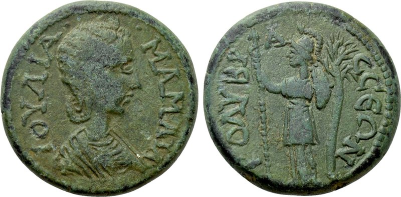 CILICIA. Colybrassus. Julia Mamaea (Augusta, 222-235). Ae. 

Obv: IOVΛIA MAMAI...