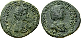 CILICIA. Hieropolis-Castabala. Septimius Severus with Julia Domna (193-211). Ae.