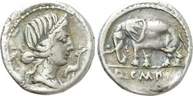 Q. CAECILIUS METELLUS PIUS. Denarius (81 BC). Uncertain mint in northern Italy.