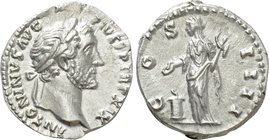 ANTONINUS PIUS (161-180). Denarius. Rome.