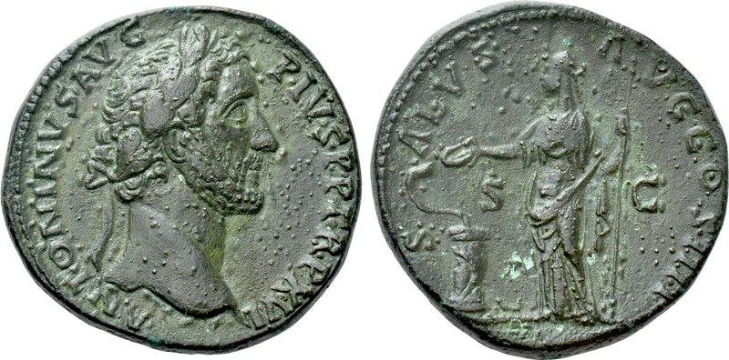 ANTONINUS PIUS (138-161). Sestertius. Rome. 

Obv: ANTONINVS AVG PIVS P P TR P...