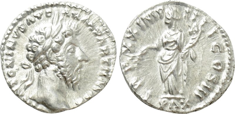 MARCUS AURELIUS (161-180). Denarius. Rome.

Obv: M ANTONINVS AVG ARM PARTH MAX...