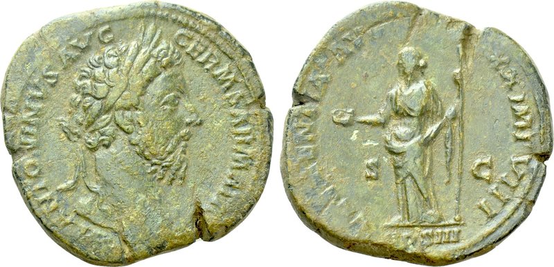 MARCUS AURELIUS (161-180). Sestertius. Rome. 

Obv: M ANTONINVS AVG GERM SARMA...