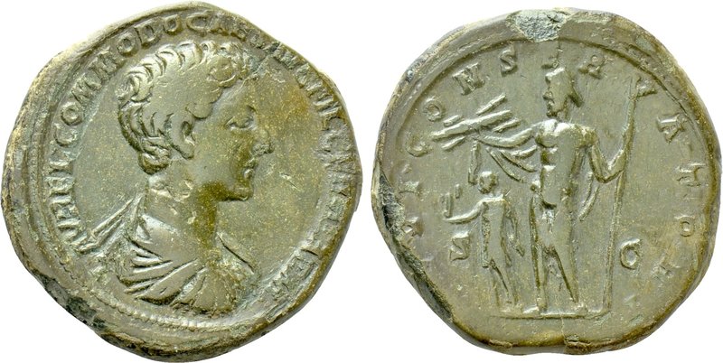COMMODUS (177-192). Sestertius. Rome. 

Obv: L AVREL COMMODO CAES AVG FIL GERM...