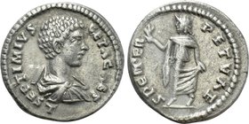 GETA (Caesar, 198-209). Denarius. Laodikeia.