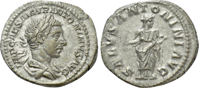 ELAGABALUS (218-222). Denarius. Rome. 

Obv: IMP CAES M AVR ANTONINVS AVG. 
L...