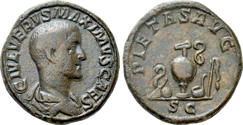 MAXIMUS (Caesar, 235/6-238). Sestertius. Rome.

Obv: C IVL VERVS MAXIMVS CAES....