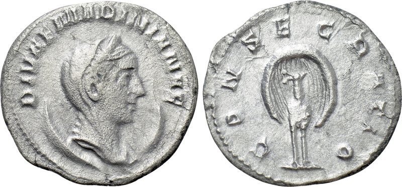 DIVA MARINIANA (Died before 253). Antoninianus. Rome. Struck under Valerian I. ...
