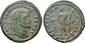 DOMITIUS DOMITIANUS (Usurper, 297-298). Follis. Alexandria.