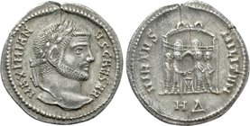GALERIUS (293-305). Argenteus. Heraclea.