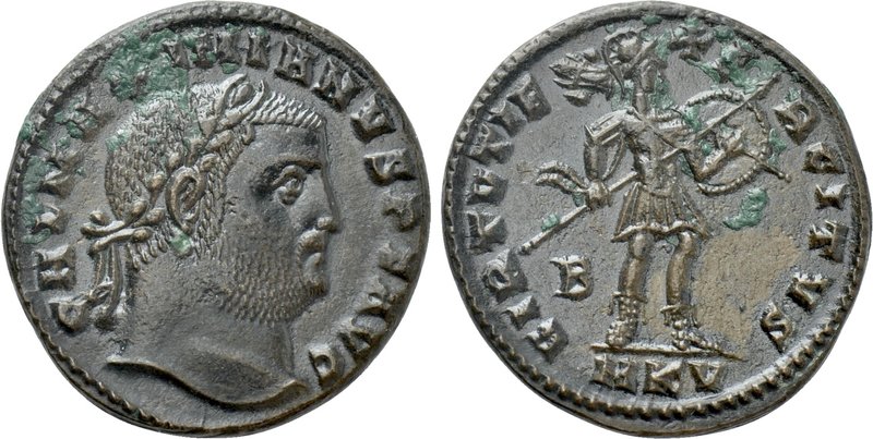 GALERIUS (305-311). Follis. Cyzicus. 

Obv: GAL MAXIMIANVS P F AVG. 
Laureate...