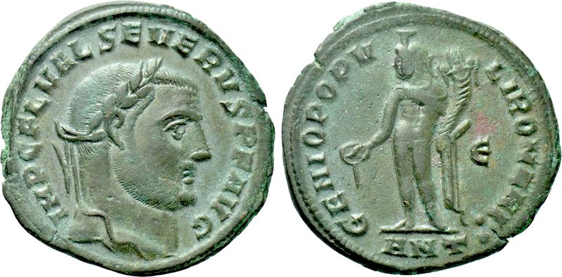 SEVERUS II (306-307). Follis. Antioch. 

Obv: IMP C FL VAL SEVERVS PF AVG. 
L...