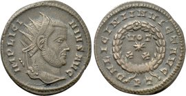 LICINIUS I (308-324). Follis. Ticinum.