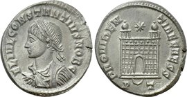 CONSTANTIUS II (337-361). Follis. Ticinum.