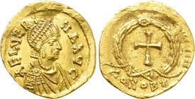 AELIA VERINA. Wife of Leo I (457-484). GOLD Tremissis. Constantinople.