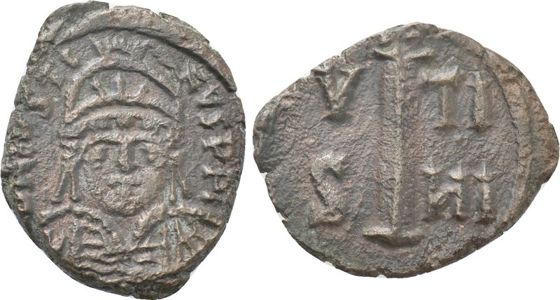 JUSTIN II (565-578). Decanummium. Constantinople. 

Obv: D N IVSTINVS PP. 
He...