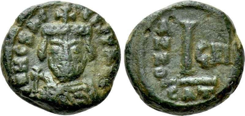 HERACLIUS (610-641). Decanummium. Catania. Dated RY 9 (618/9). 

Obv: D N HERA...