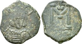 JUSTINIAN II (First reign, 685-695). Follis. Syracuse.
