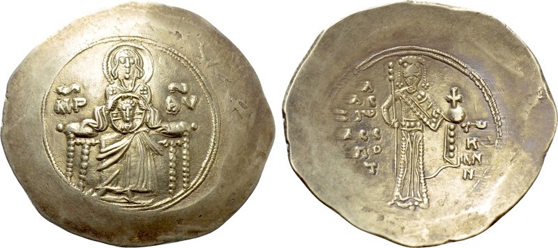 ALEXIUS I COMNENUS (1081-1118). Billon-Aspron Trachy. Constantinople.

Obv: MP...