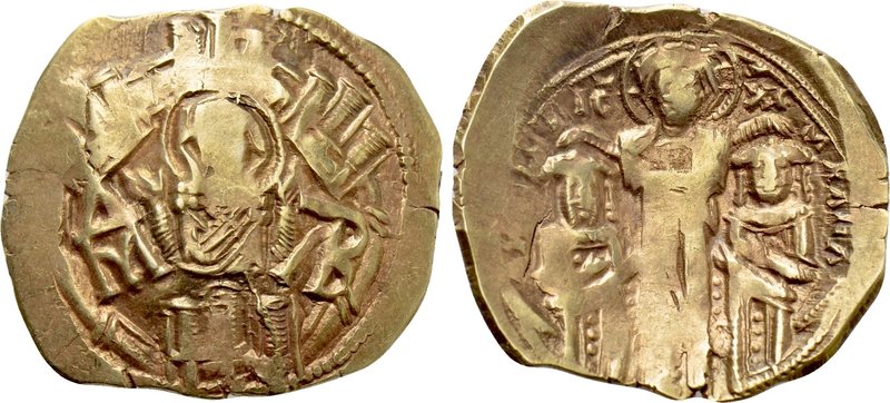 ANDRONICUS II PALAEOLOGUS with MICHAEL IX (1295-1320). GOLD Hyperpyron. Constant...
