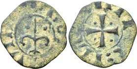 CRUSADERS. Principality of Antioch. Bohemund IV (second reign, 1215-1250). Ae Pougeoise.