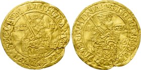 GERMANY. Saxony. Johann Georg I (1611-1656). GOLD 1 Ducat (1617).