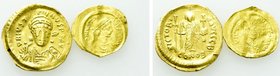 2 Byzantine GOLD Coins.