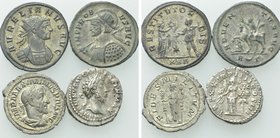 4 Roman Coins; Maximinus Thrax, Probus etc.