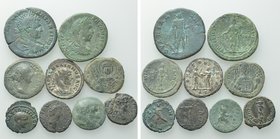 9 Ancient Coins.