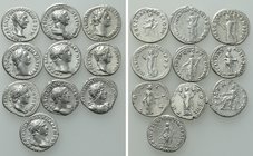10 Denari; Hadrianus, Domitianus etc.