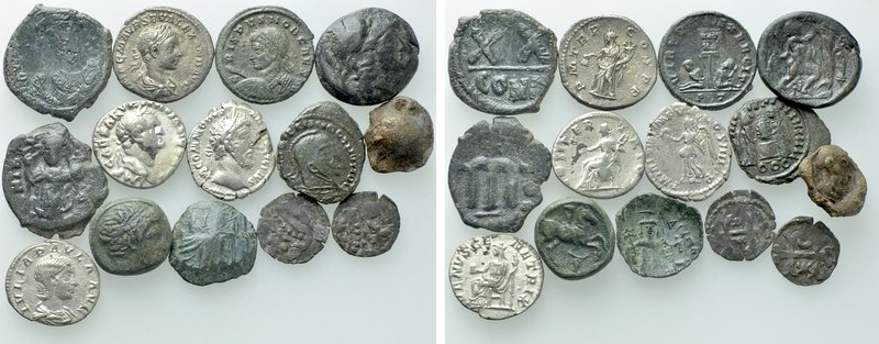 14 Coins; Including Julia Paula. 

Obv: .
Rev: .

. 

Condition: See pict...