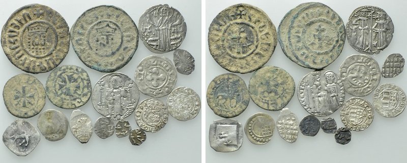 15 Medieval Coins; Russia, Venice etc.. 

Obv: .
Rev: .

. 

Condition: S...