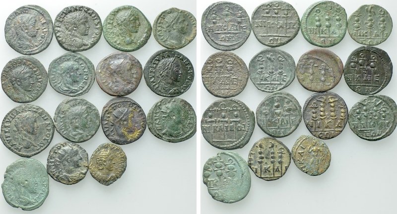 15 Roman Provincial Coins. 

Obv: .
Rev: .

. 

Condition: See picture.
...