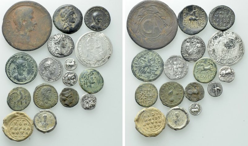 16 Coins; Augustus, Probus etc. 

Obv: .
Rev: .

. 

Condition: See pictu...