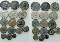 16 Roman Coins; Vaballathus, Augustus etc.