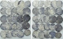 25 Grossi of Venice; Some With Holes.