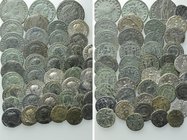 Circa 44 Roman Coins; Maximinus Thrax, Elagabal etc.