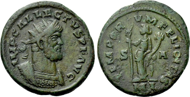 ALLECTUS. (293-296). Antoninianus. Londinium. 

Obv: IMP C ALLECTVS P F AVG. ...
