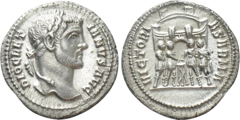 DIOCLETIAN (284-305). Argenteus. Rome. 

Obv: DIOCLETIANVS AVG. 
Laureate hea...