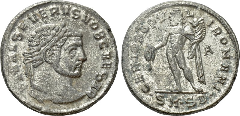 SEVERUS II (Caesar, 305-306). Follis. Serdica. 

Obv: FL VAL SEVERVS NOB CAESA...